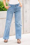 Natalie High Rise Trouser Wide Leg Flare Regular & Plus Sizes