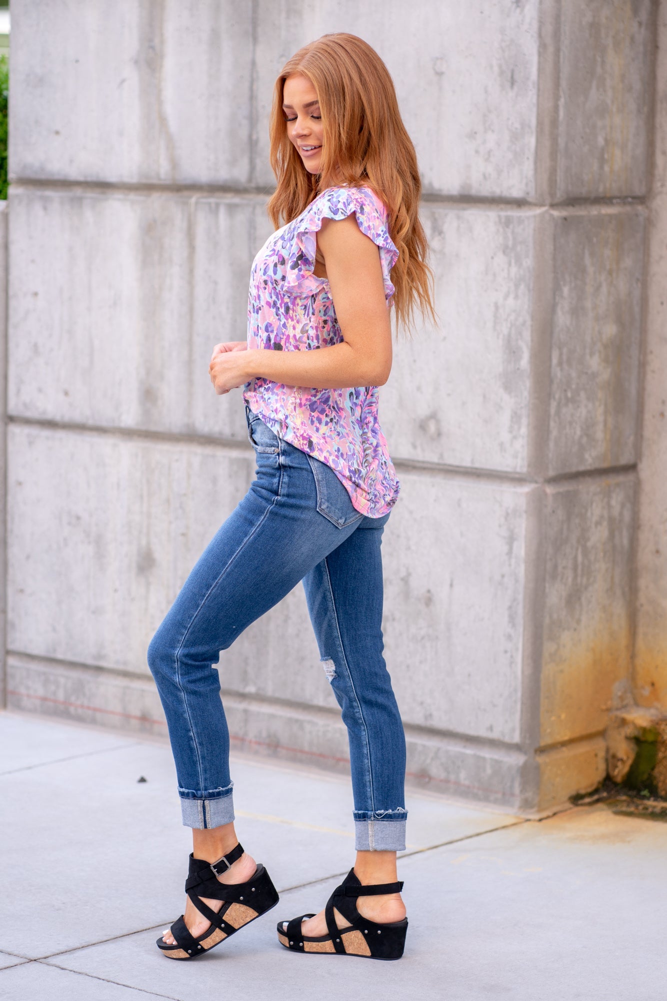 KanCan Beth-Anne High Rise Cigarette Straight Leg
