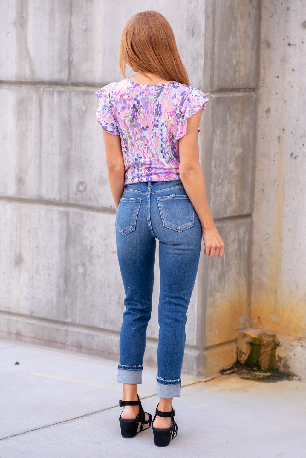 KanCan Beth-Anne High Rise Cigarette Straight Leg