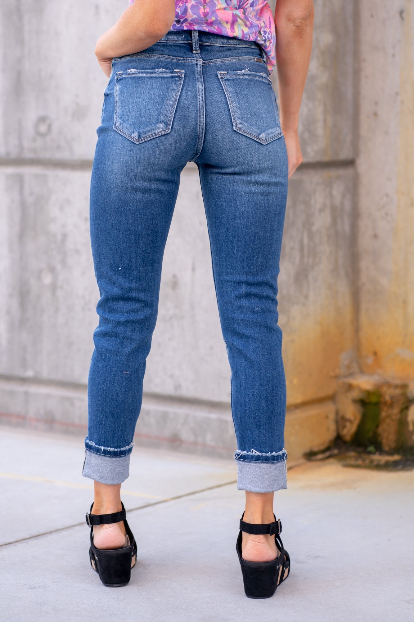 KanCan Beth-Anne High Rise Cigarette Straight Leg