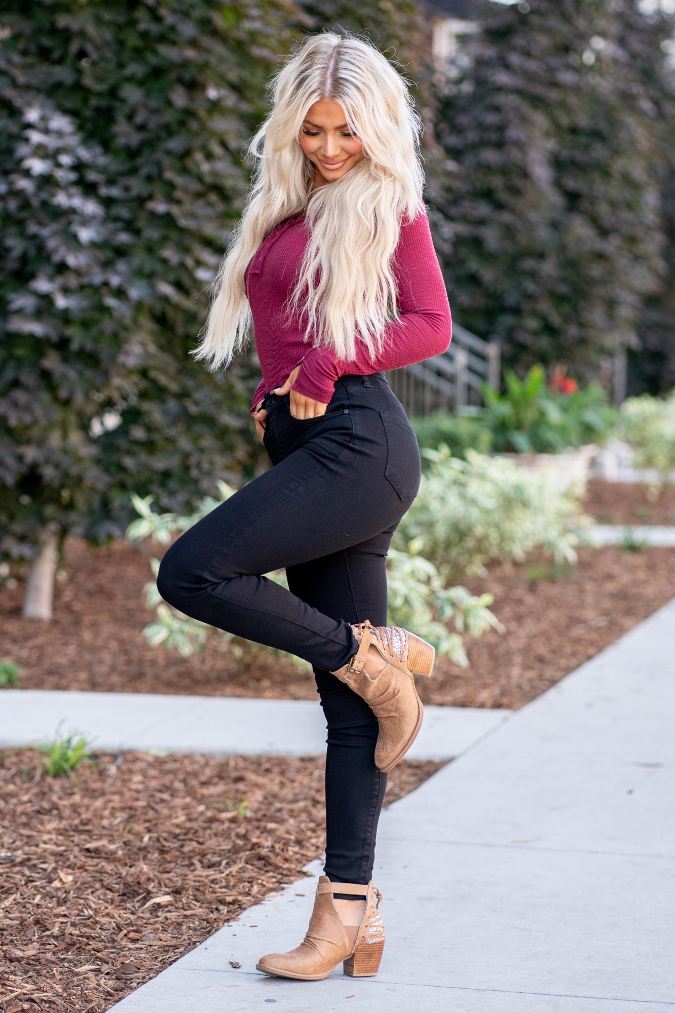 KanCan Aurelia Ultra High Rise Skinny Jeans Black