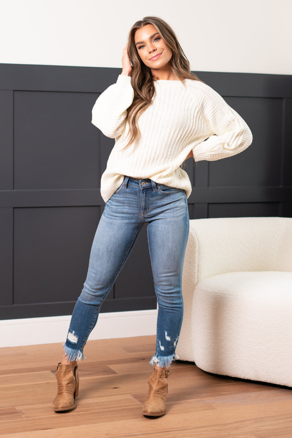 Kenna High Rise Ankle Skinny