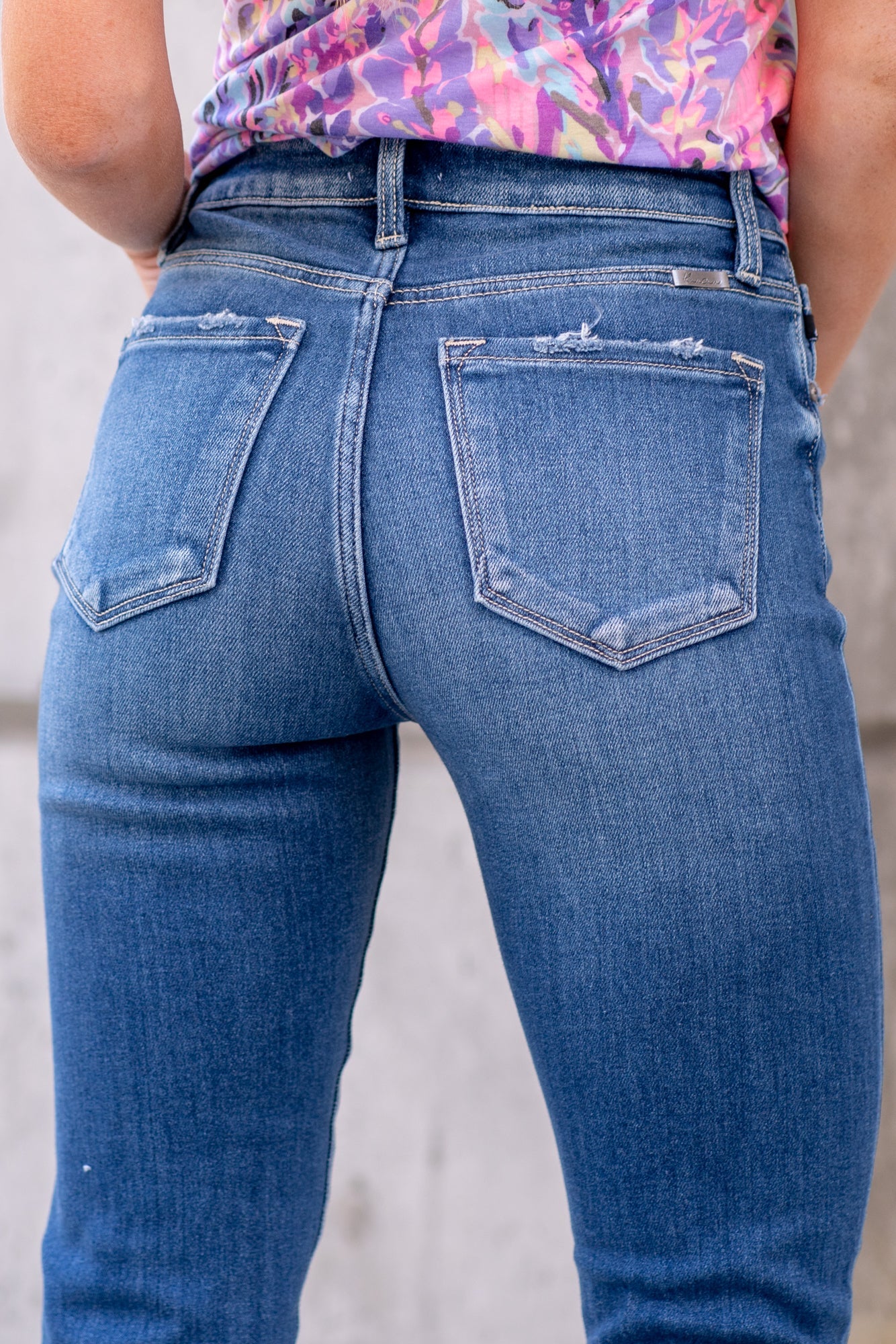 KanCan Beth-Anne High Rise Cigarette Straight Leg
