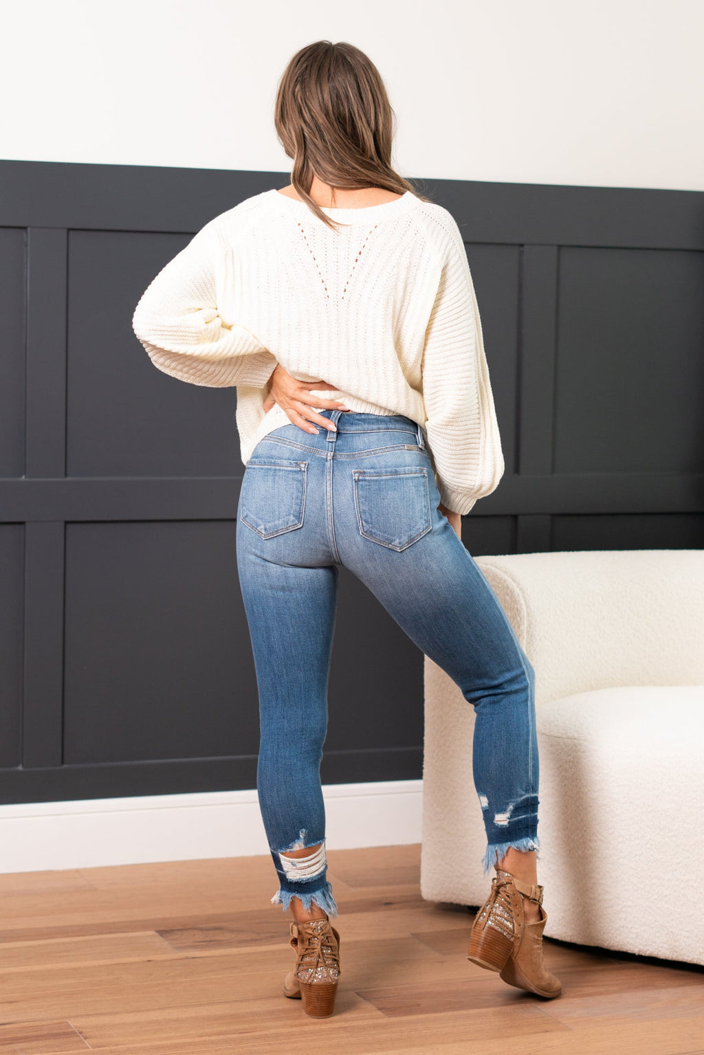 Kenna High Rise Ankle Skinny