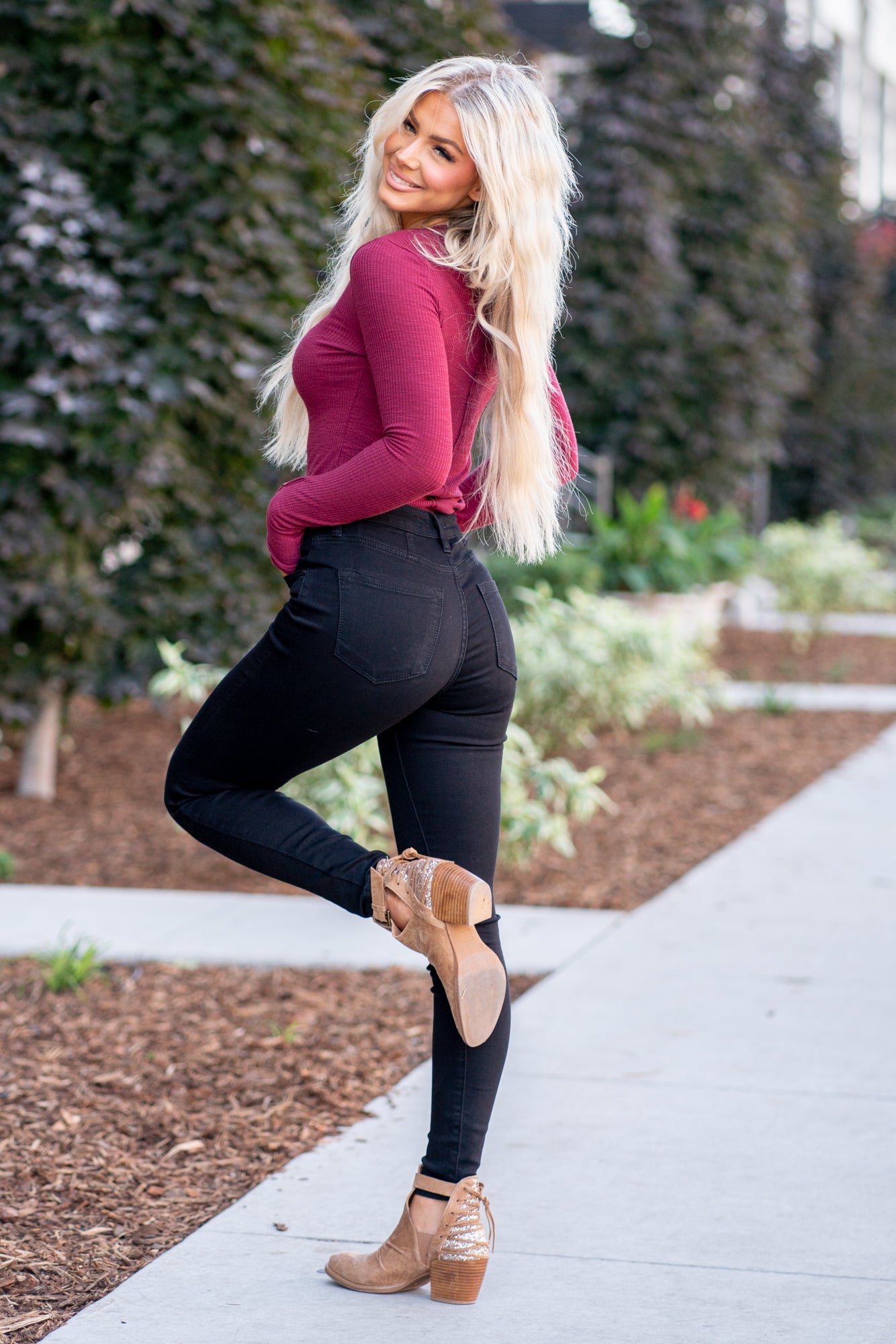 KanCan Aurelia Ultra High Rise Skinny Jeans Black