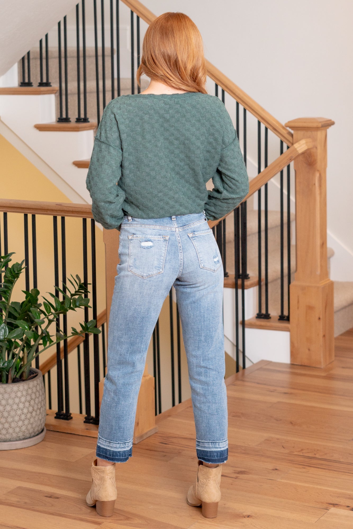 Georgia Ultra High Rise Slim Straight Leg