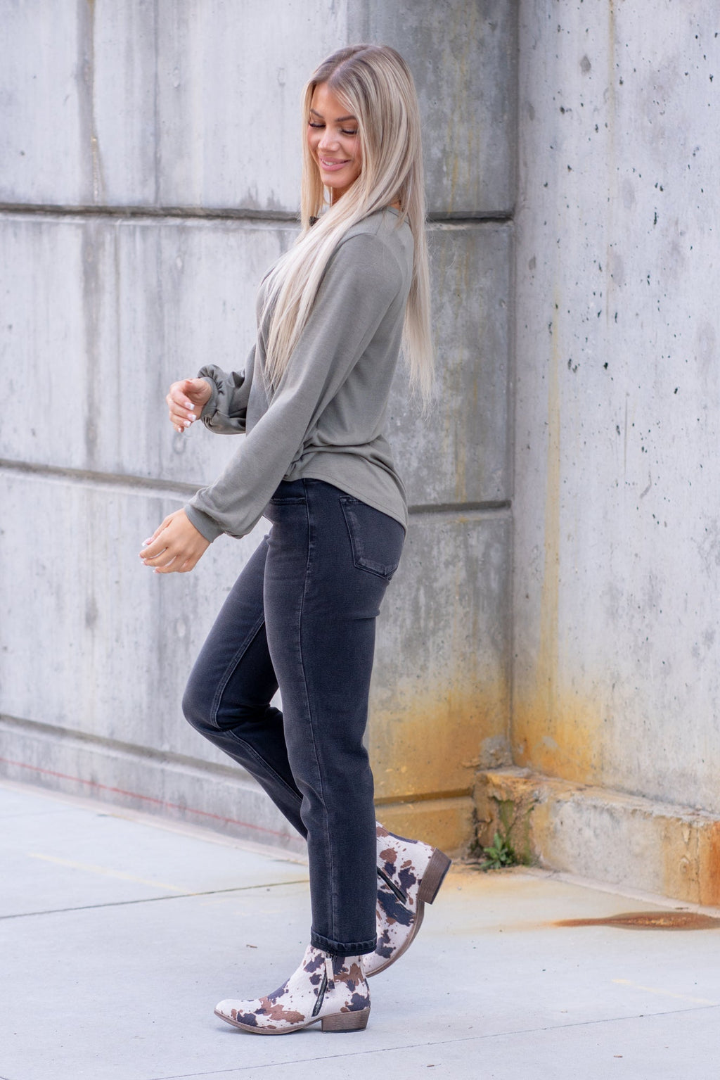 Illa High Rise 90s Slim Boyfriend