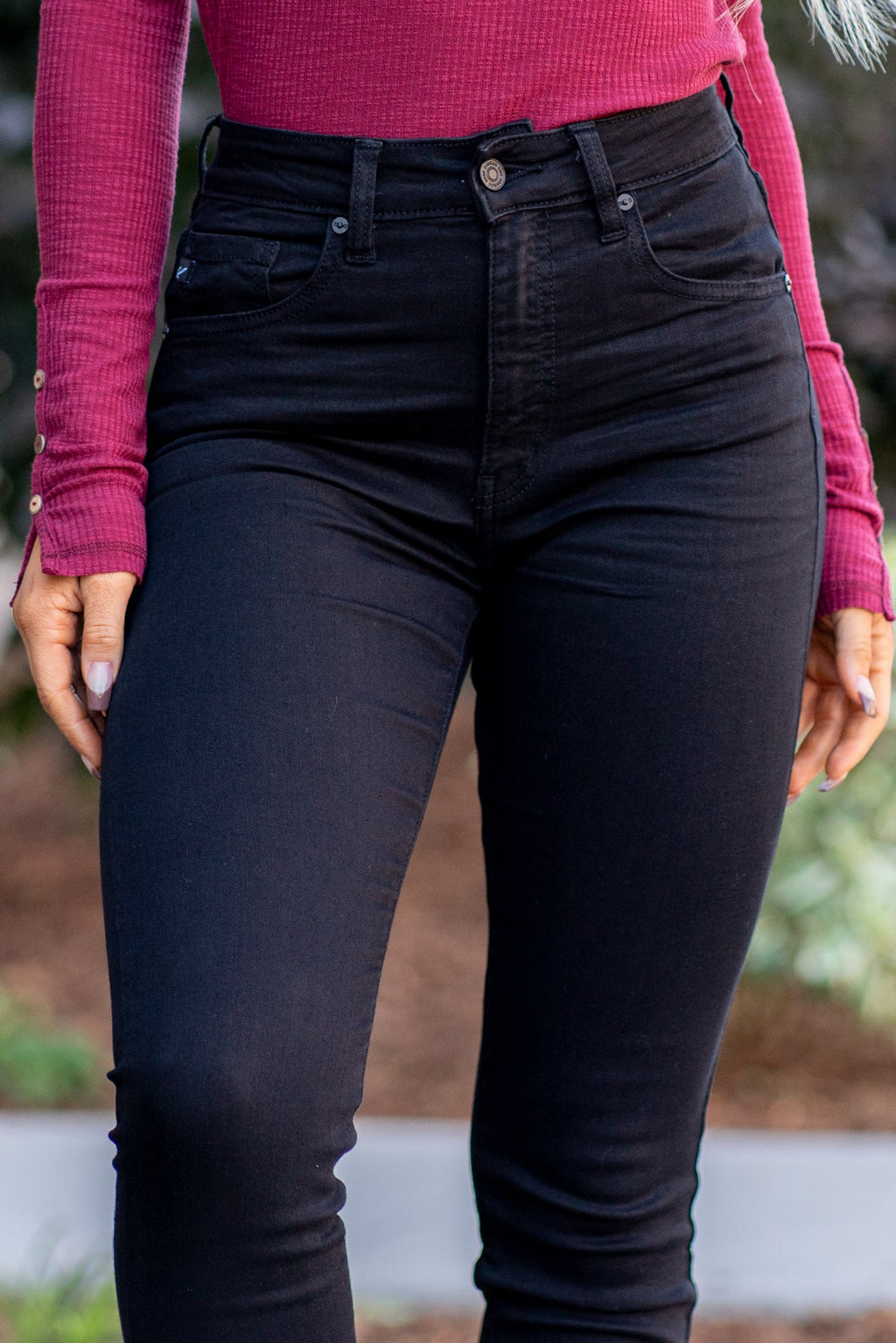 KanCan Aurelia Ultra High Rise Skinny Jeans Black