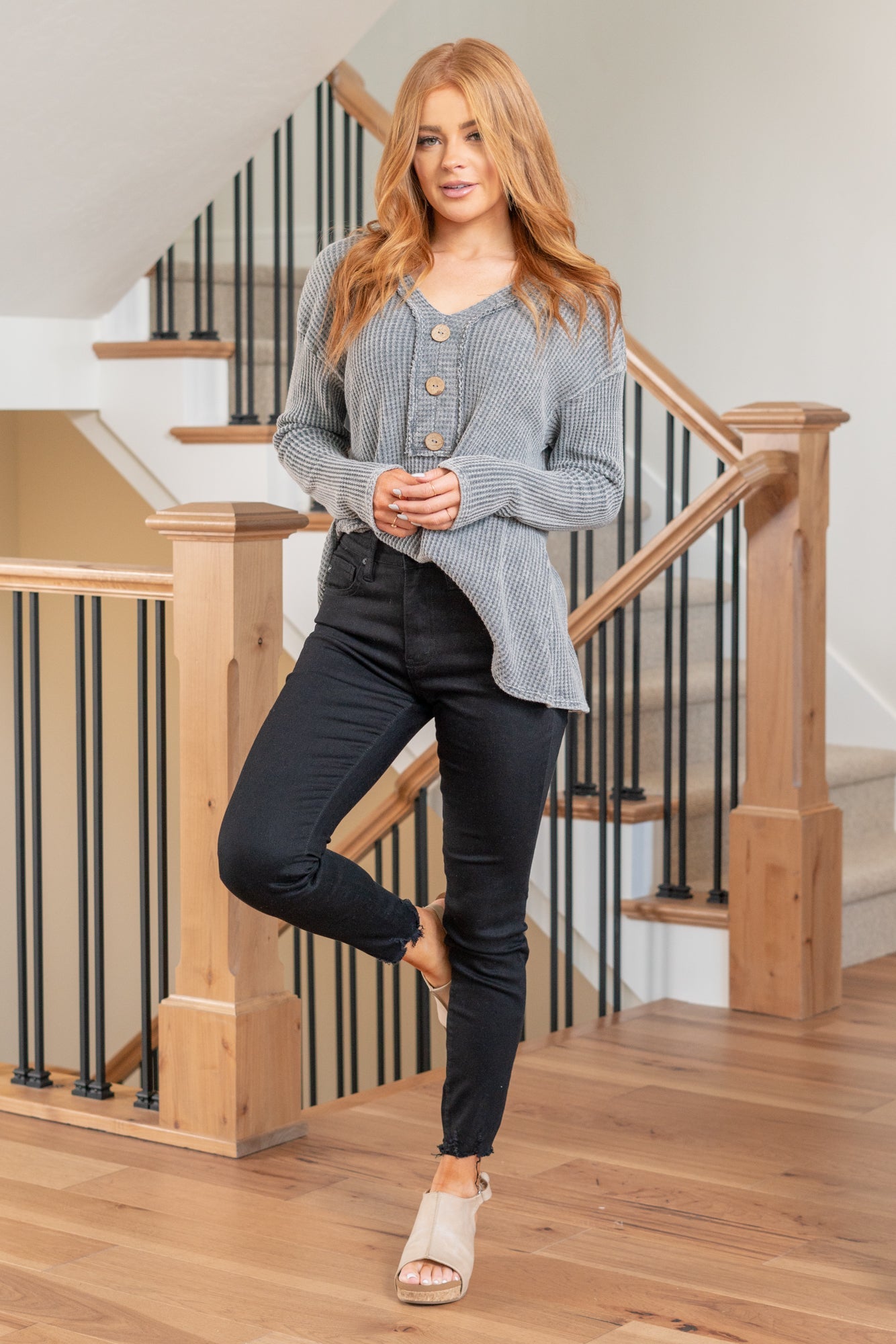 KanCan Ada-Lucy High Rise Distressed Hem Skinny Jeans Regular & Plus Sizes