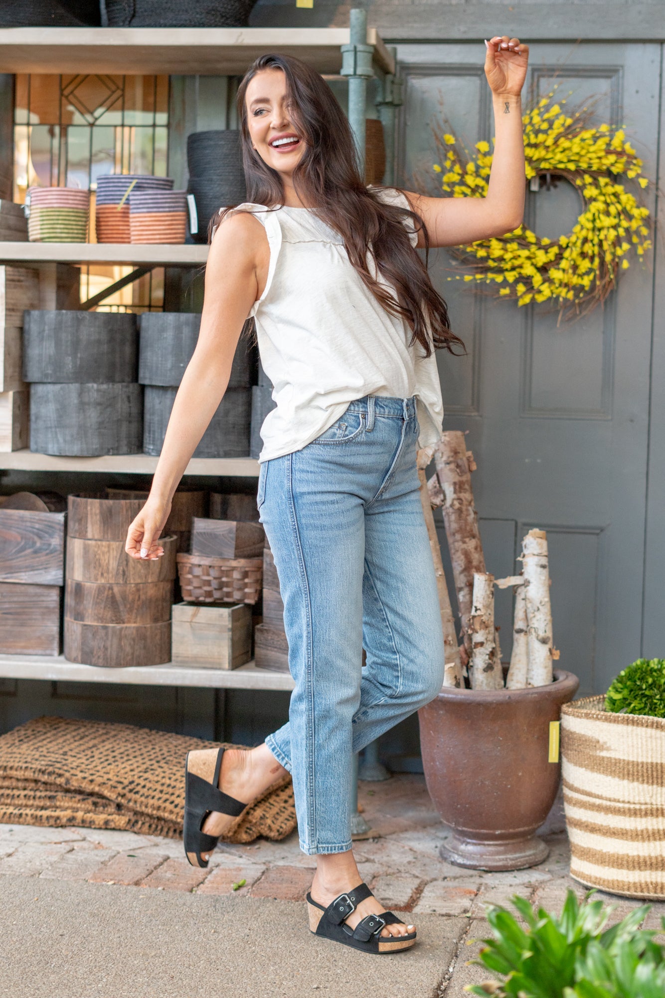 Amanda-Mia High Rise Slouch Fit