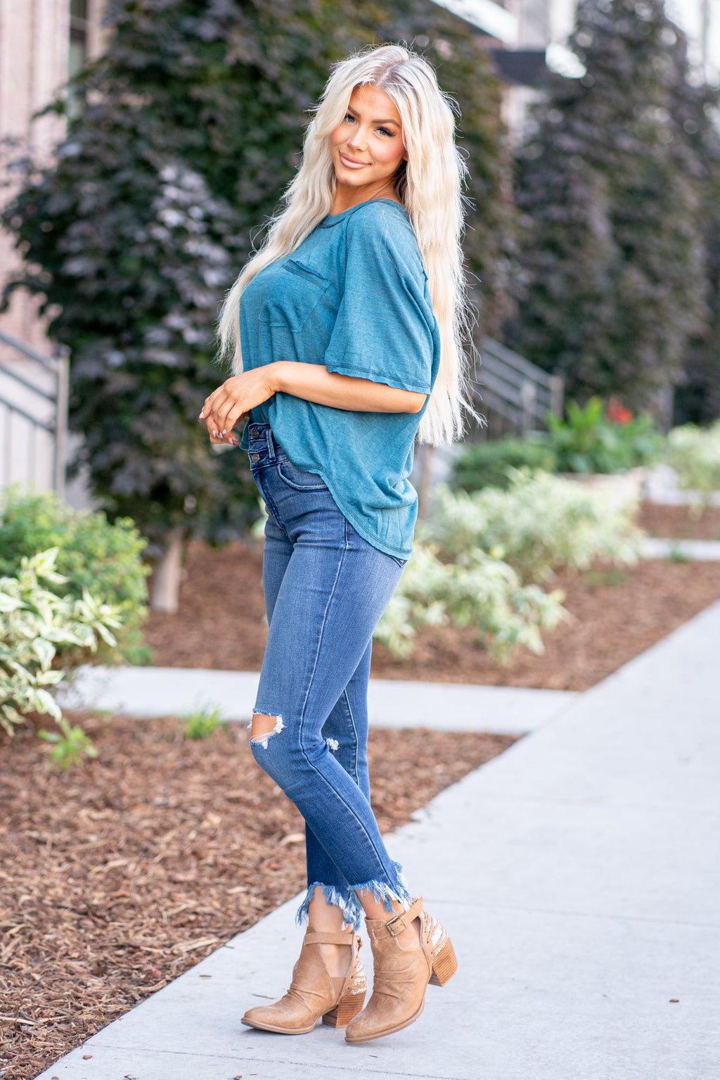 Truly High Rise Ankle Skinny