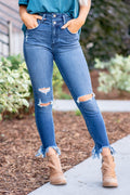 Truly High Rise Ankle Skinny