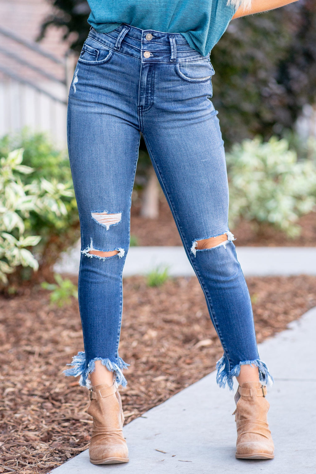 Truly High Rise Ankle Skinny