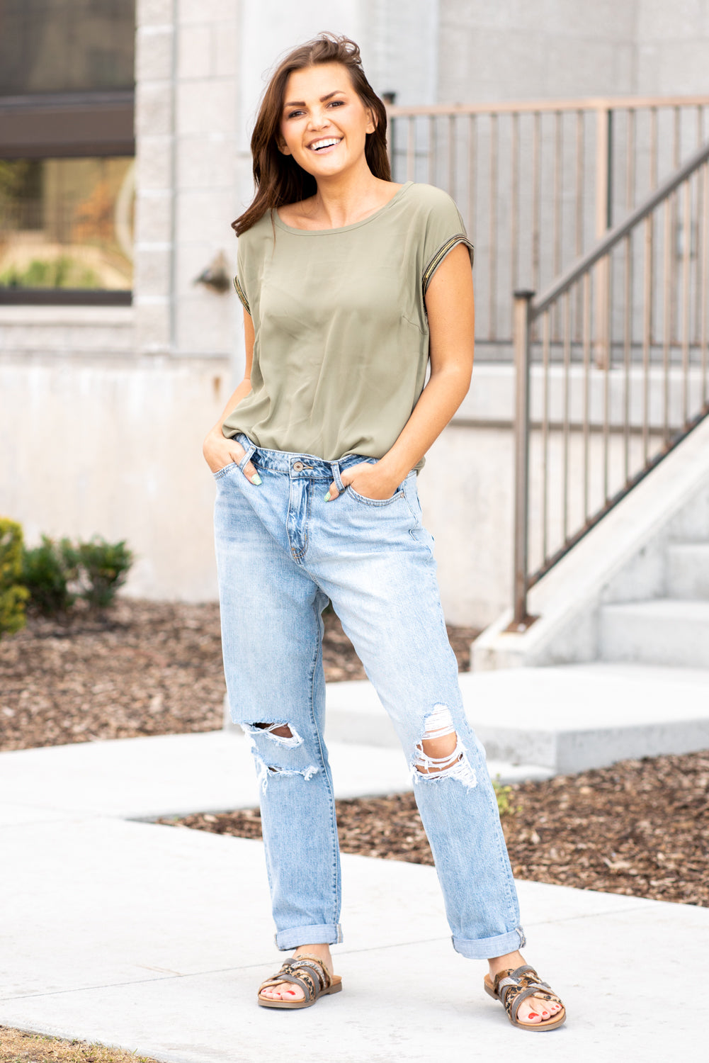KanCan Jeans Collection: Spring 2021 Color: Medium Blue Wash Cut: Straight Fit, 25.5" Inseam  Rise: High-Rise, 11" Front Rise 100% Cotton Fly: Zip Hem: Cuffed Hem Style #: KC8579L Contact us for any additional measurements or sizing.