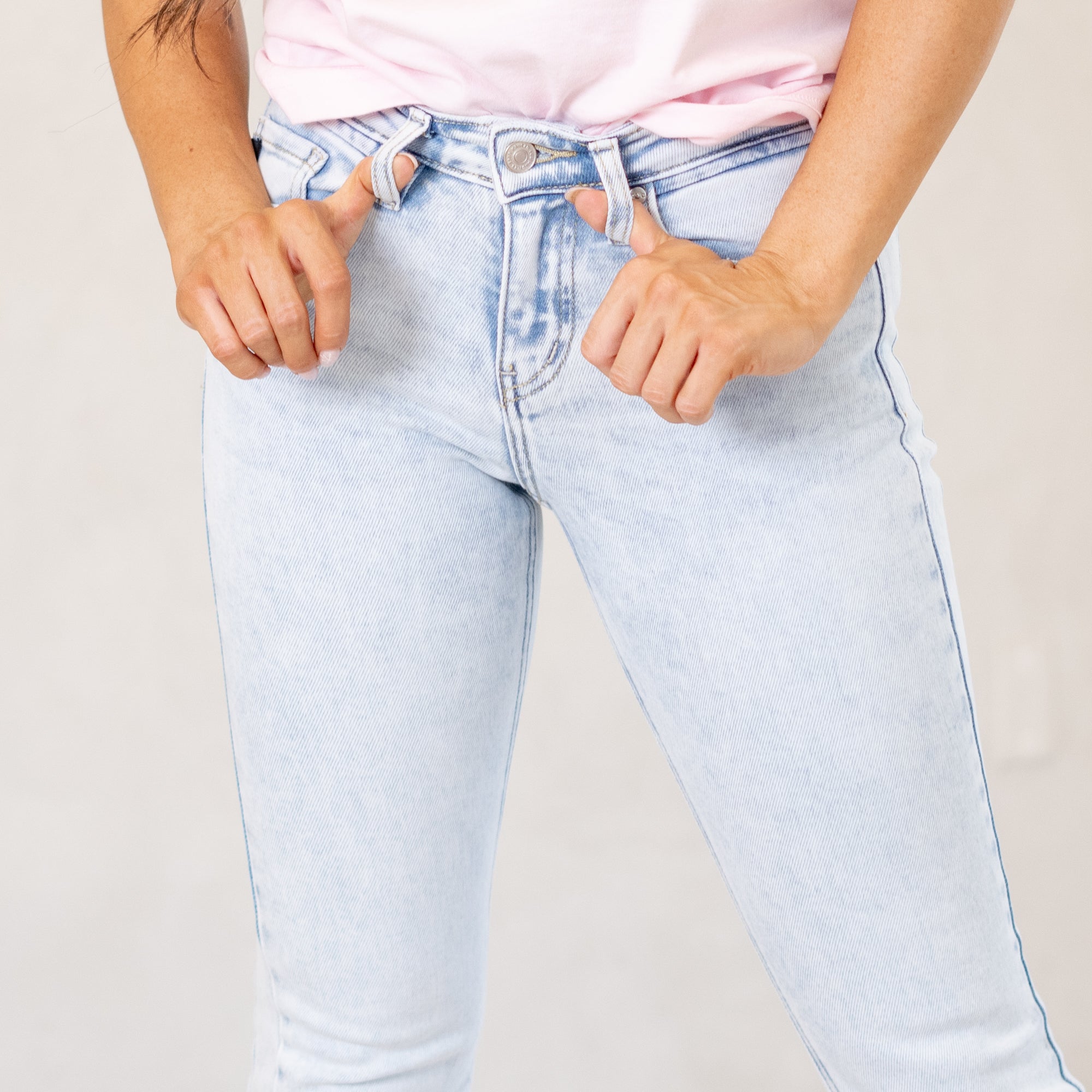 Elsie Mid Rise Cropped Flare