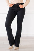 KanCan Paulina High Rise Boot Cut Jeans Black
