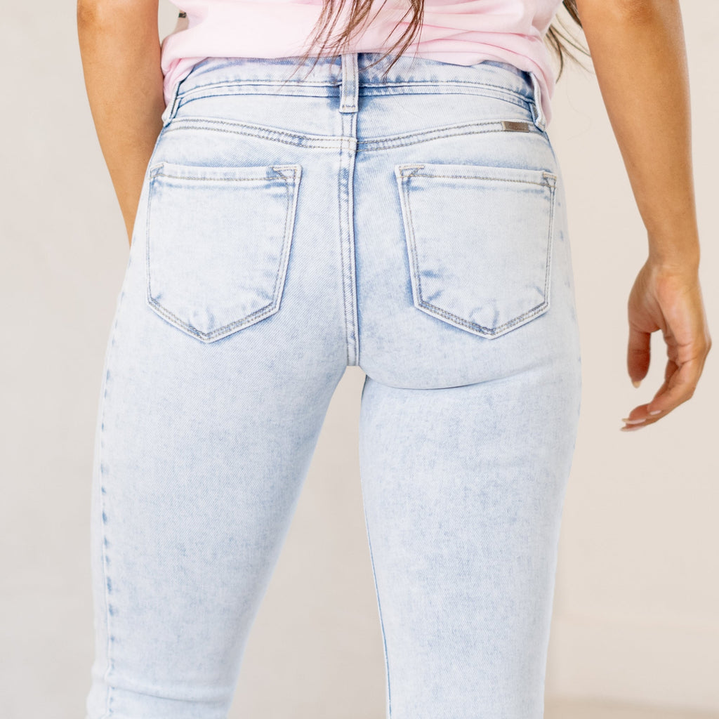 Elsie Mid Rise Cropped Flare