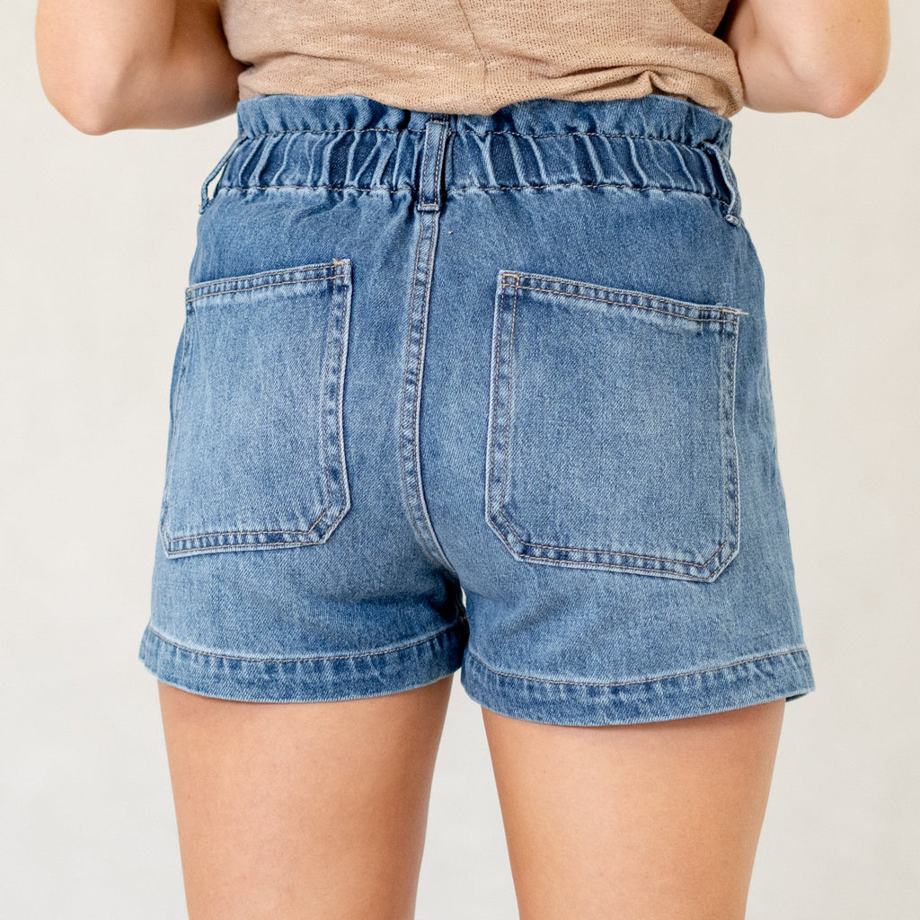 KanCan Maisy Ultra High Paper Bag Shorts