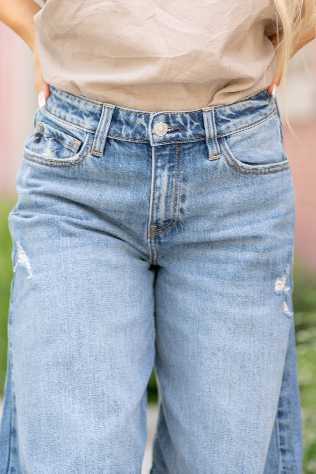 Addison High Rise Barrel Fit Jeans