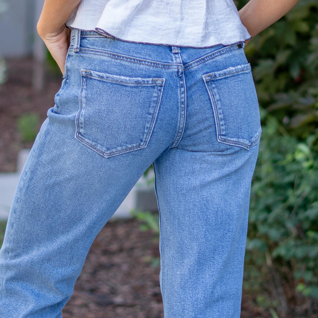 KanCan Matilda Essentials Mid Rise True Straight