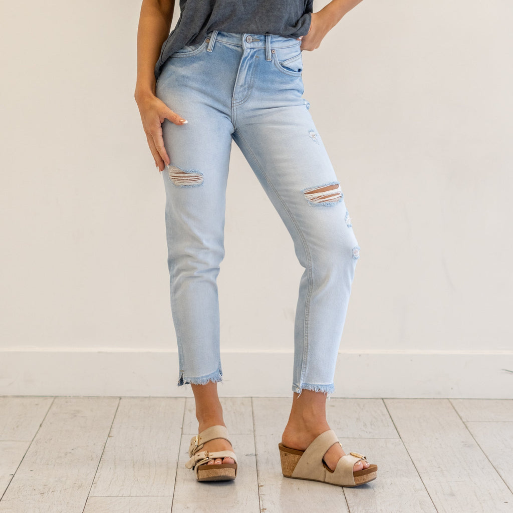 Bliss High Rise Mom Fit