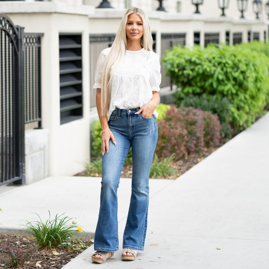 Curvy Tana High Rise Wide Flare