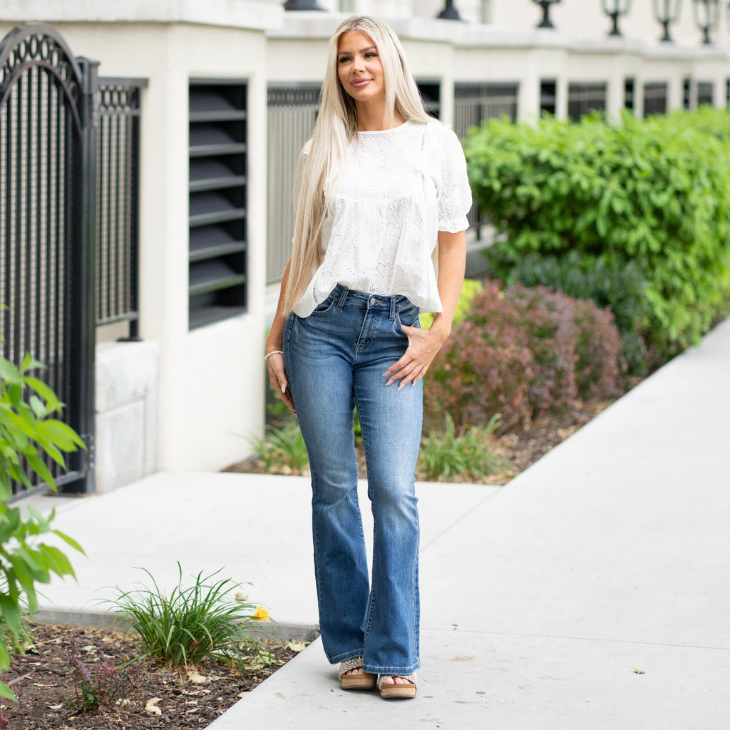 Curvy Tana High Rise Wide Flare