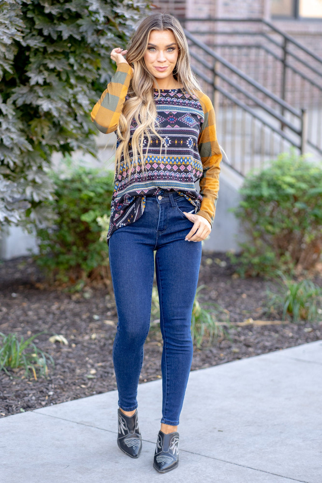 KanCan Bev High Rise Skinny Jeans Dark Blue