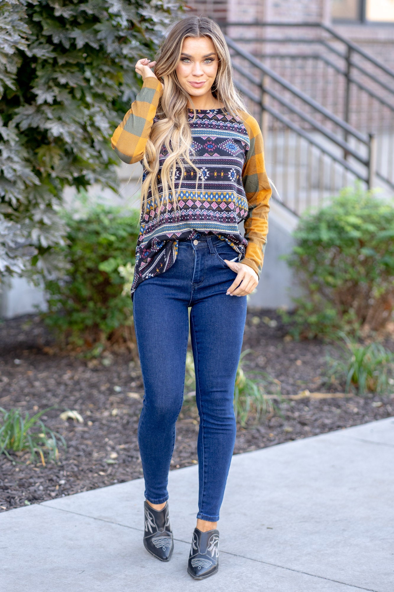 KanCan Bev High Rise Skinny Jeans Dark Blue