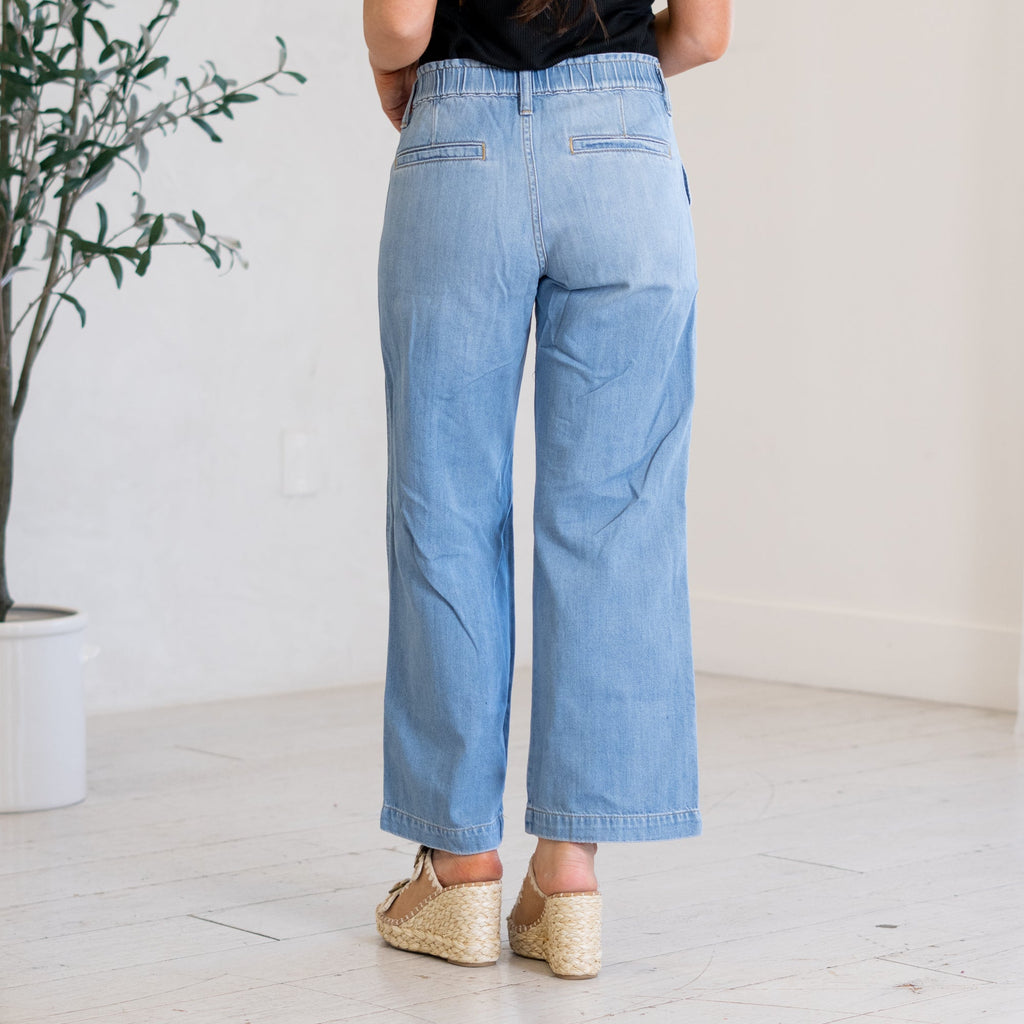 Delilah Mid Rise Wide Leg