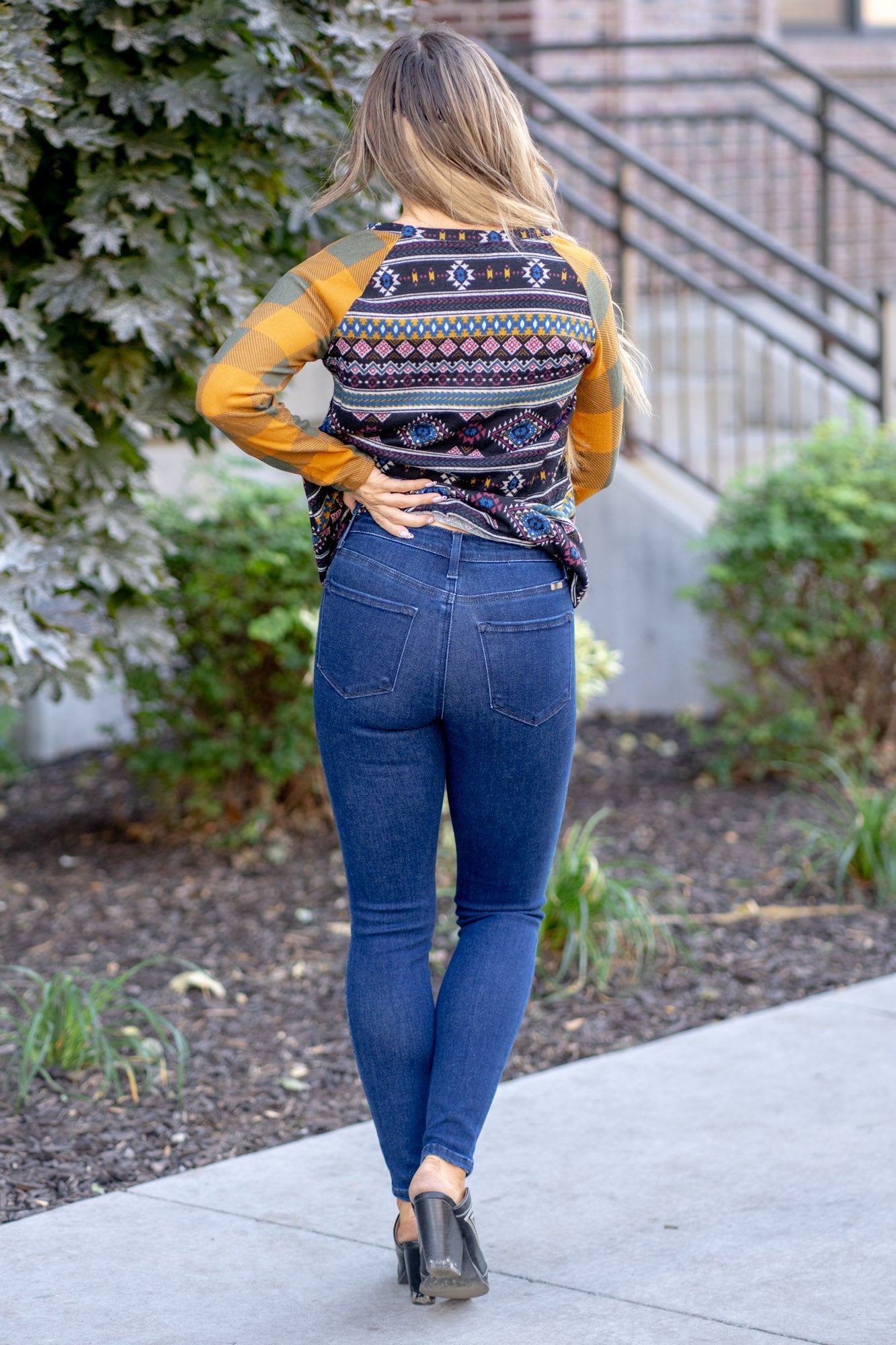 KanCan Bev High Rise Skinny Jeans Dark Blue