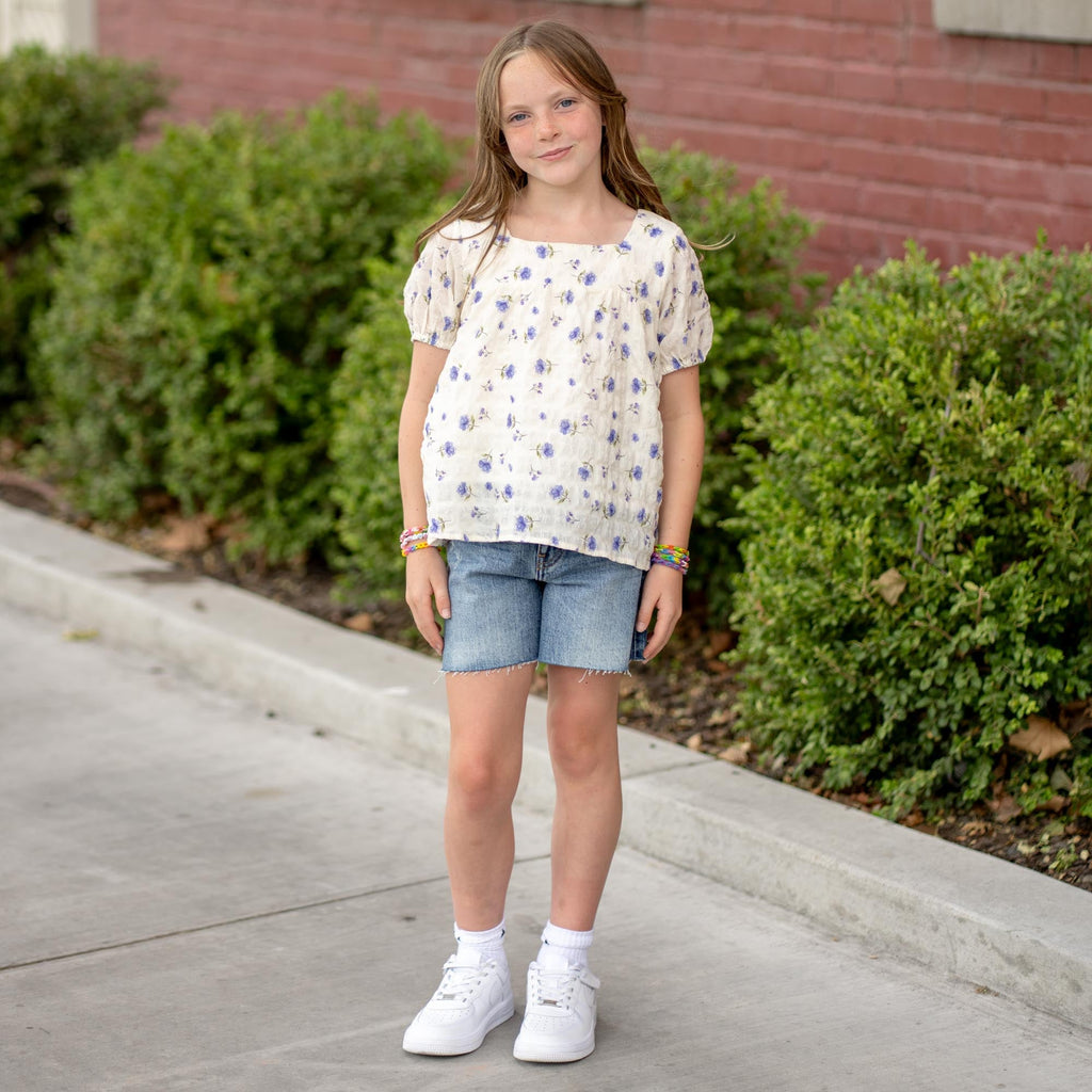 Kids Junie High Rise Shorts