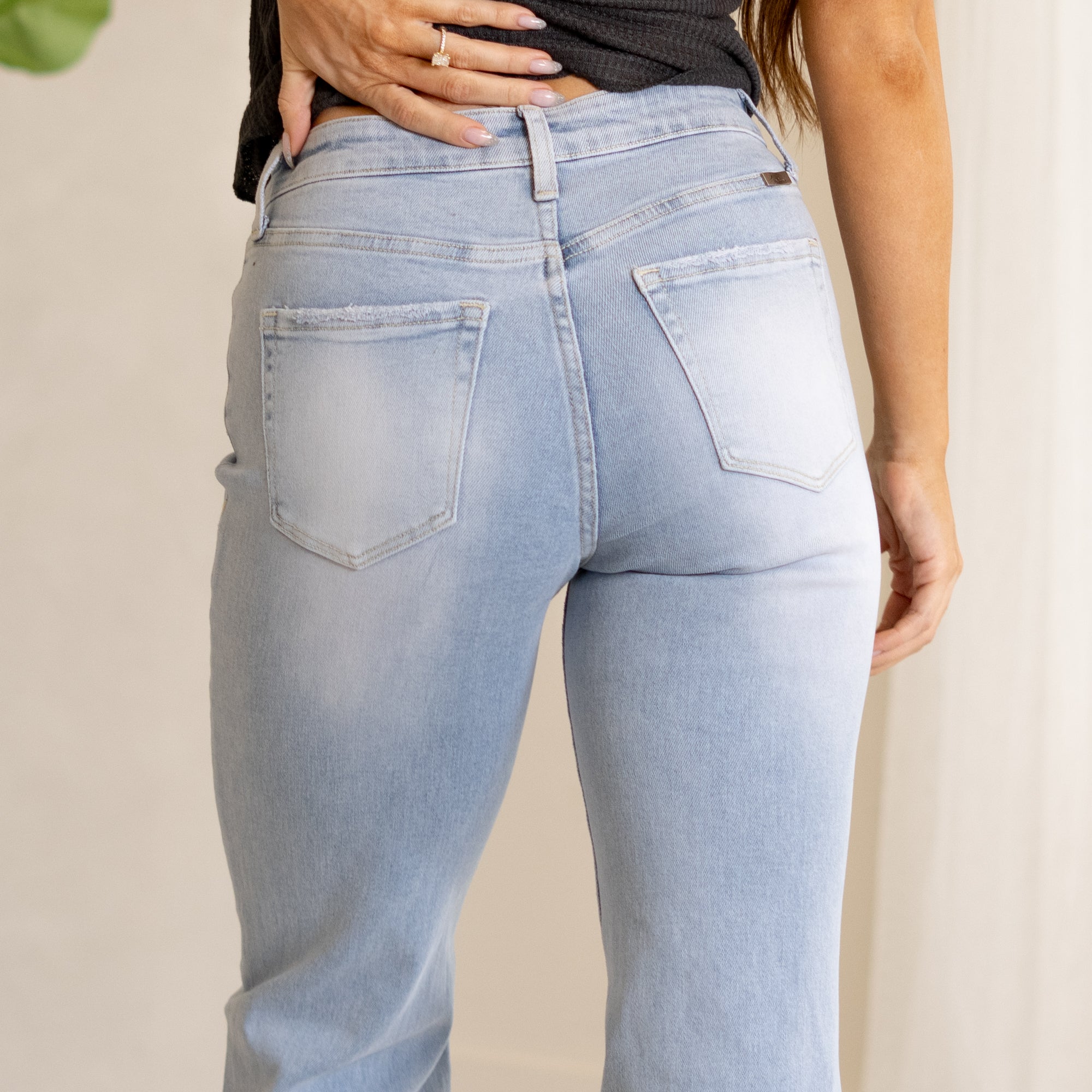 KanCan Franny High Rise Wide Flare Jeans