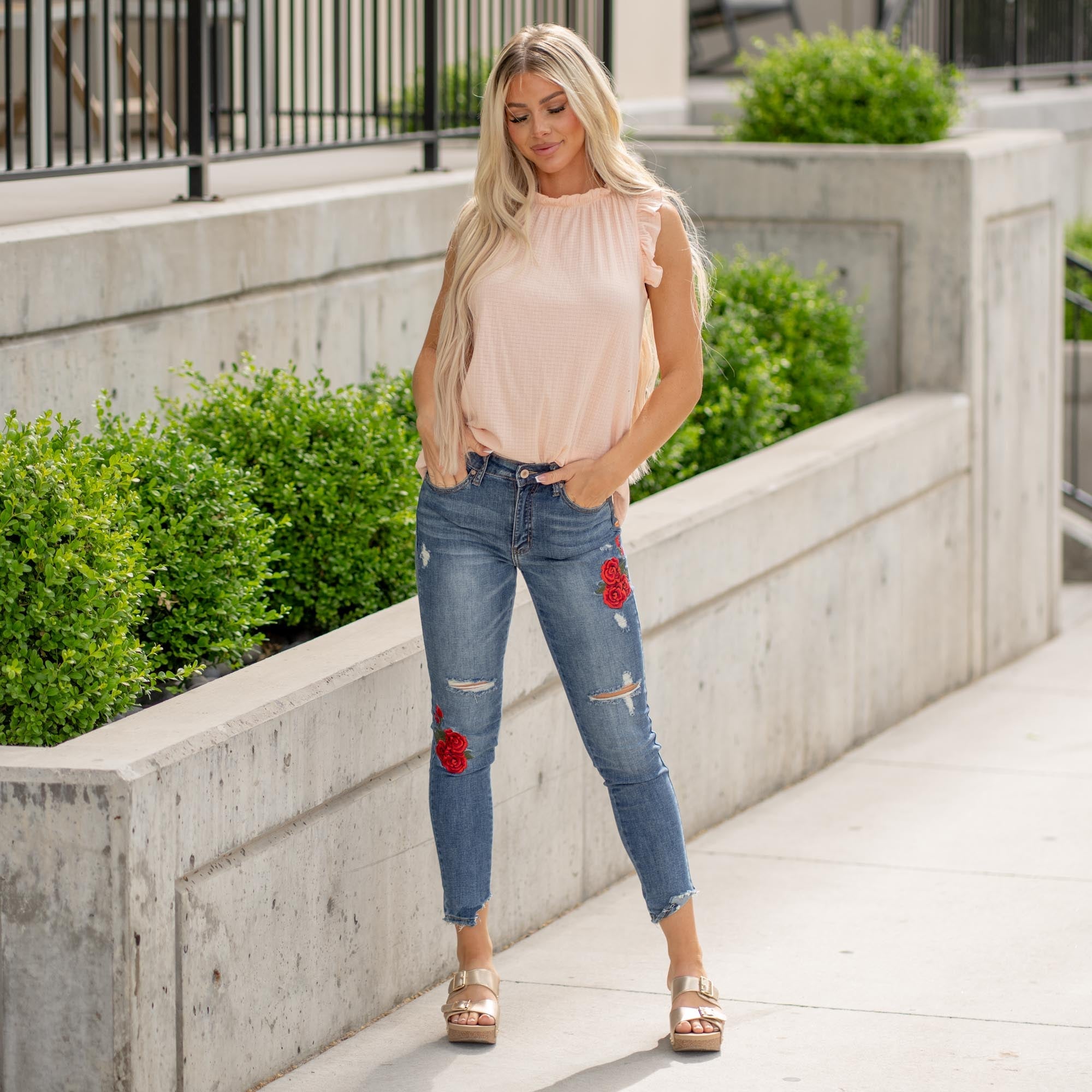 Isla High Rise Ankle Skinny