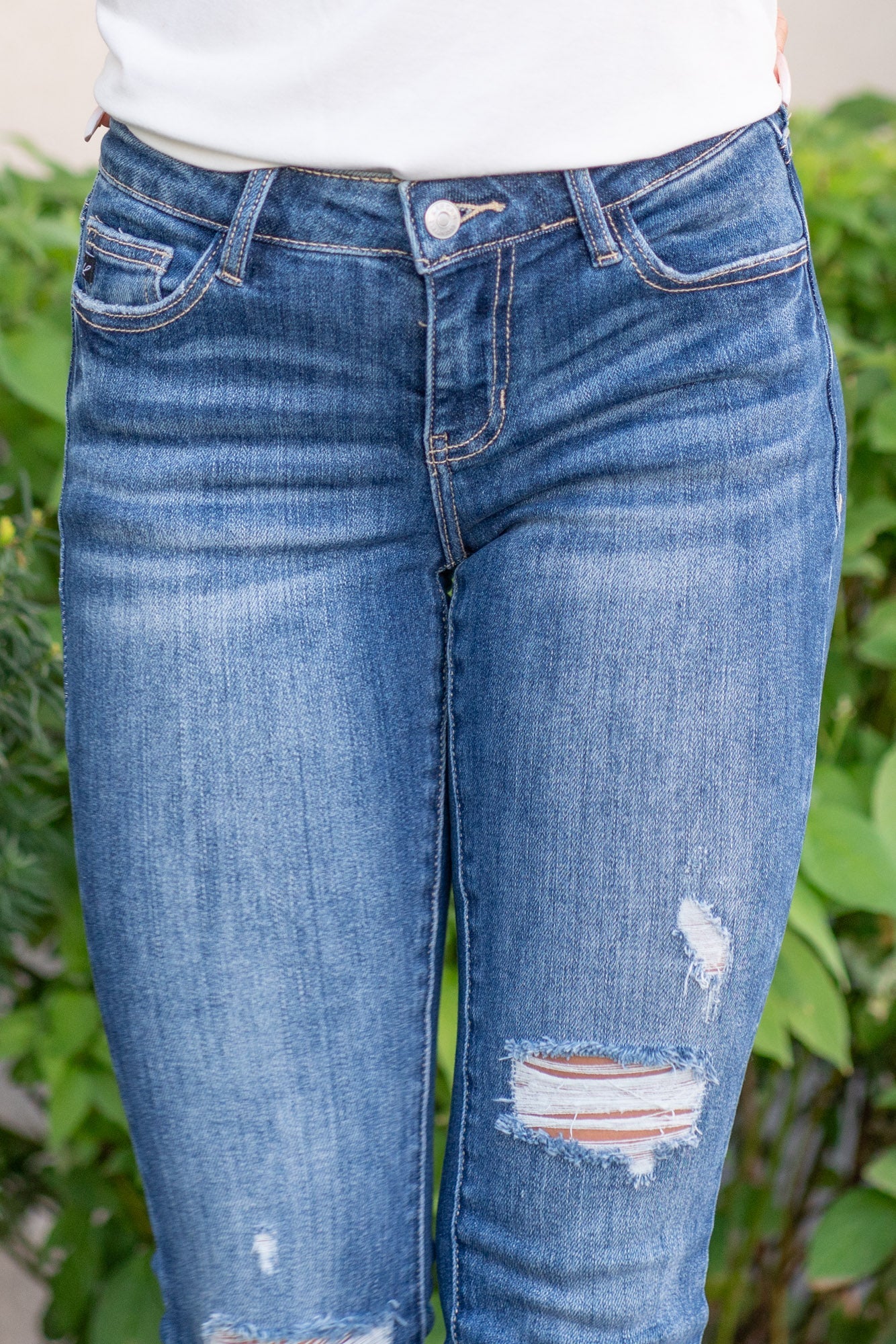 KanCan Mia Low Rise Baby Bootcut Jeans Dark Blue Wash