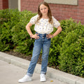 Kids Kate High Rise Slim Straight