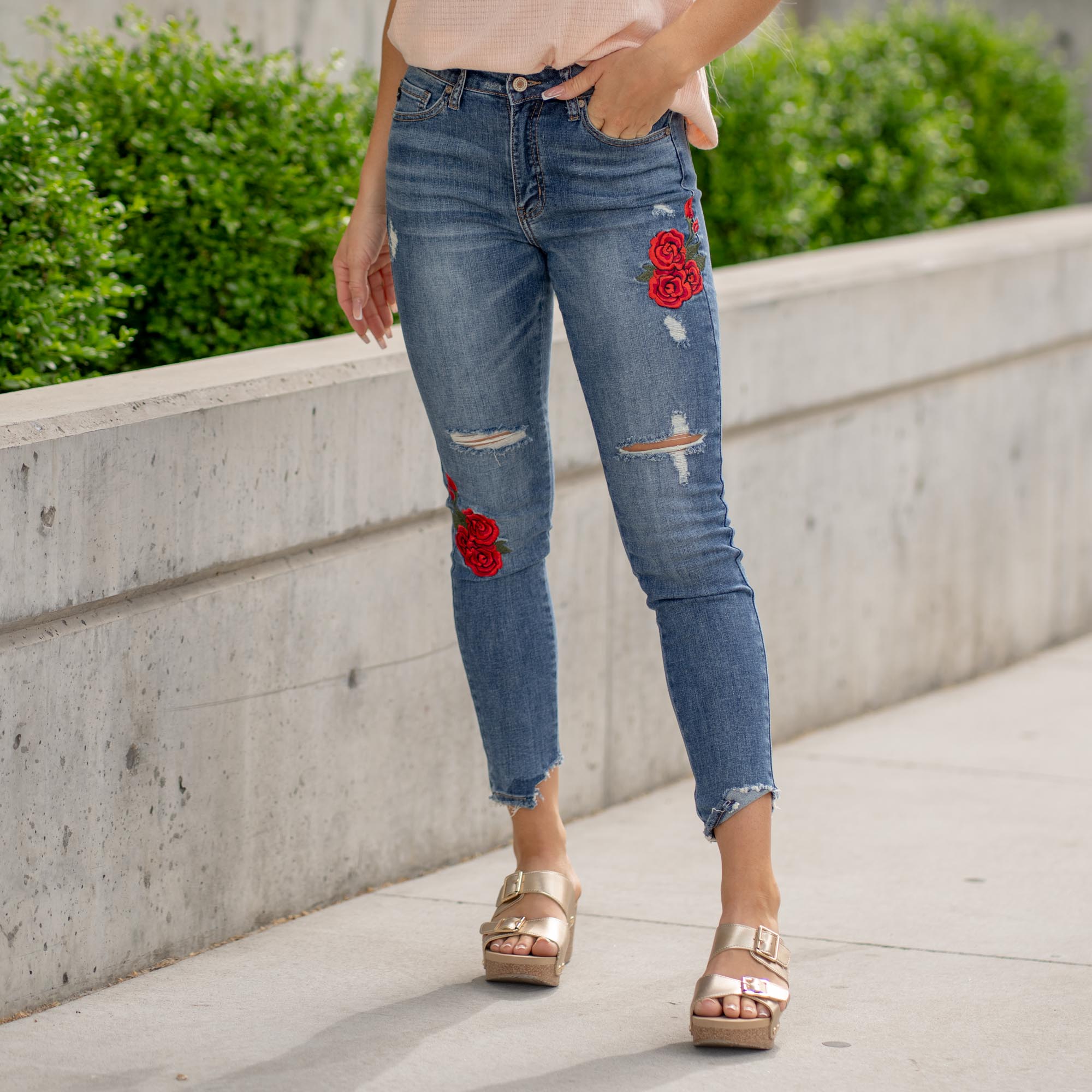 Isla High Rise Ankle Skinny
