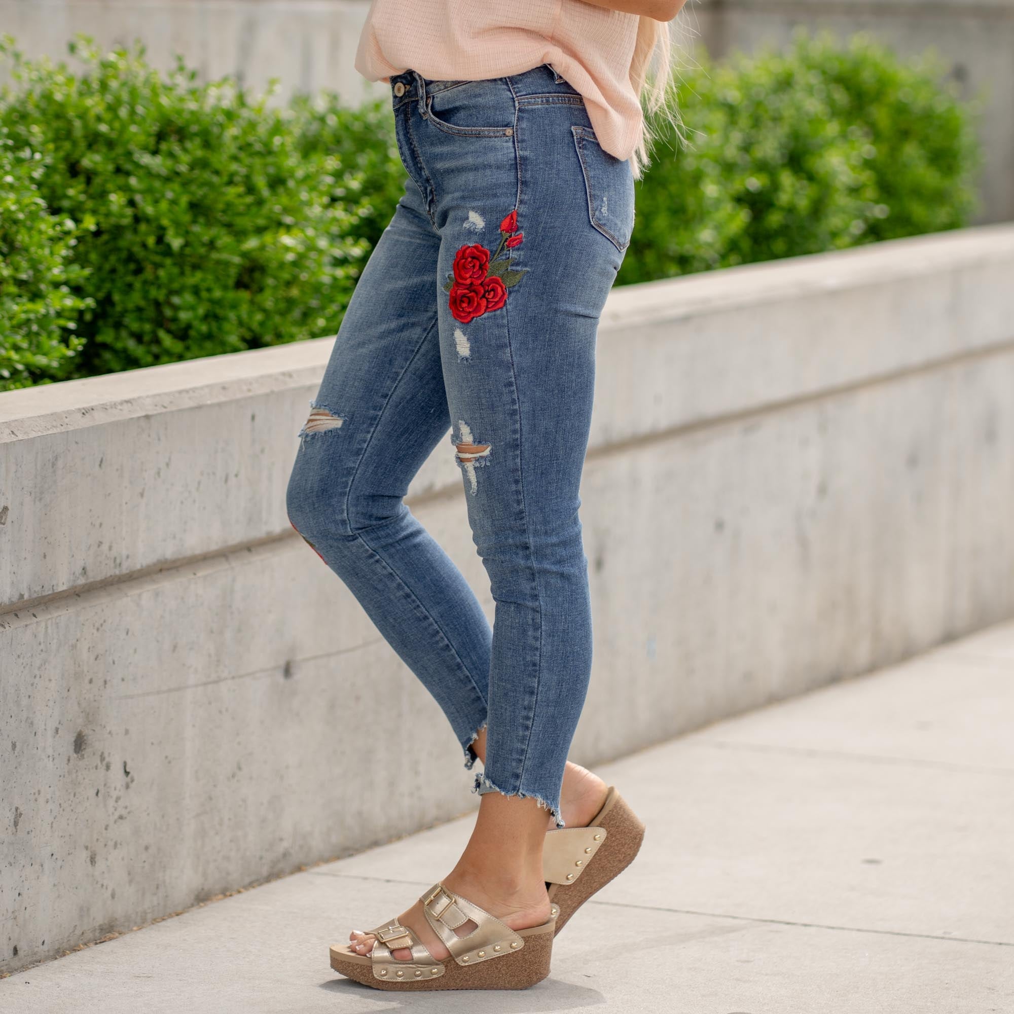 Isla High Rise Ankle Skinny