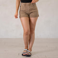 KanCan Clara High Rise Mom Shorts Comfort Stretch Denim