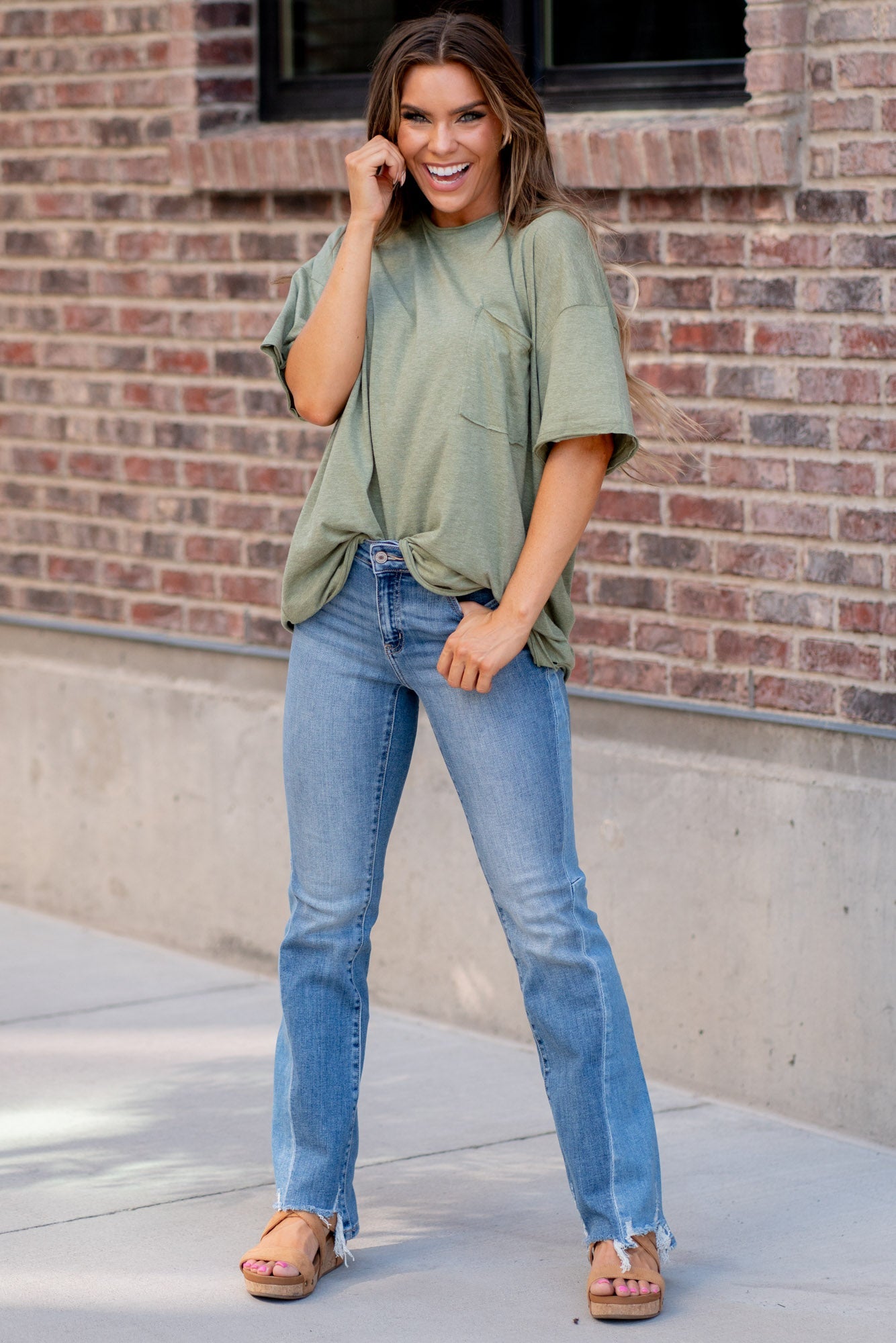 Hope Mid Rise Bootcut Jeans