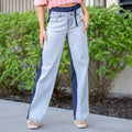 Miranda High Rise Pull On Wide Leg Jeans