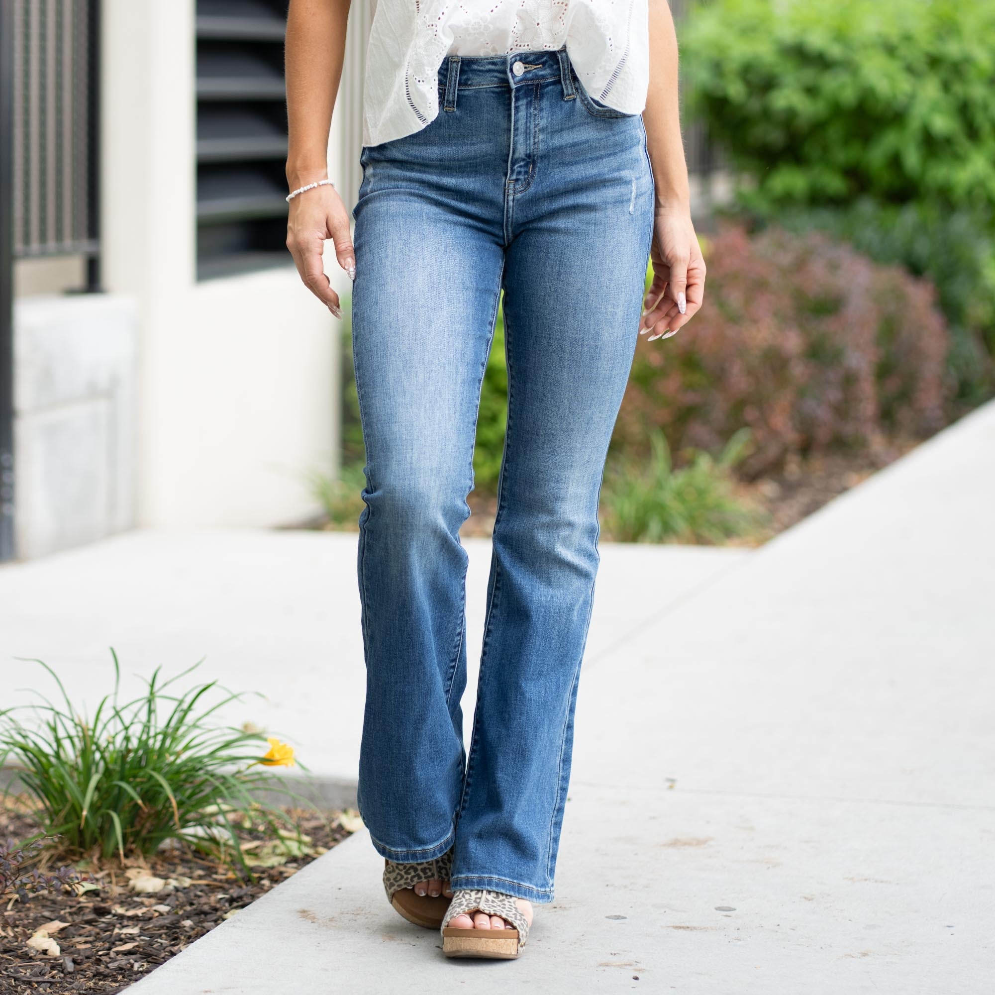 Curvy Tana High Rise Wide Flare