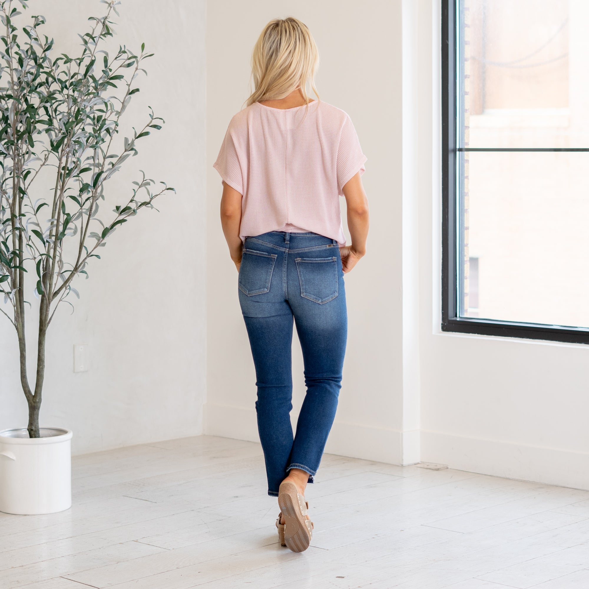 KanCan Haven Ultra High Rise Slim Straight Leg