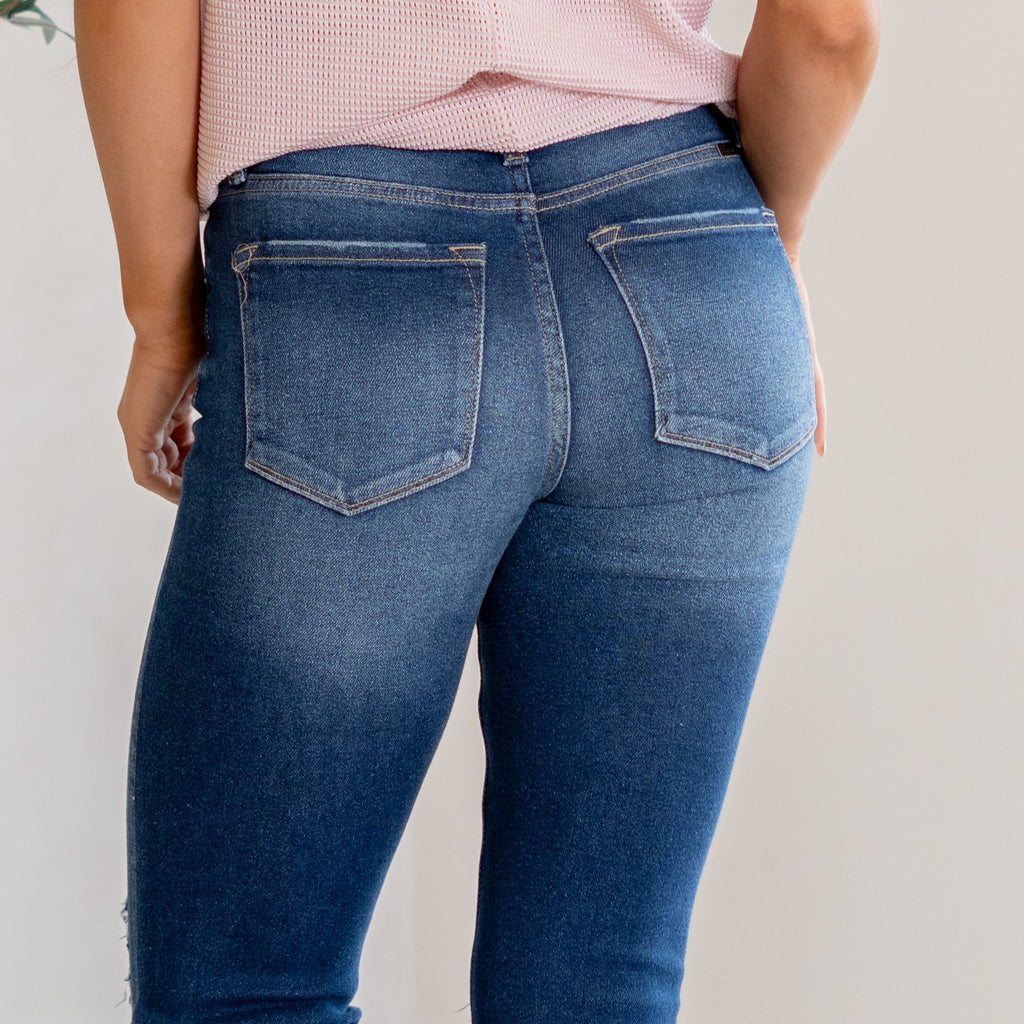 KanCan Haven Ultra High Rise Slim Straight Leg