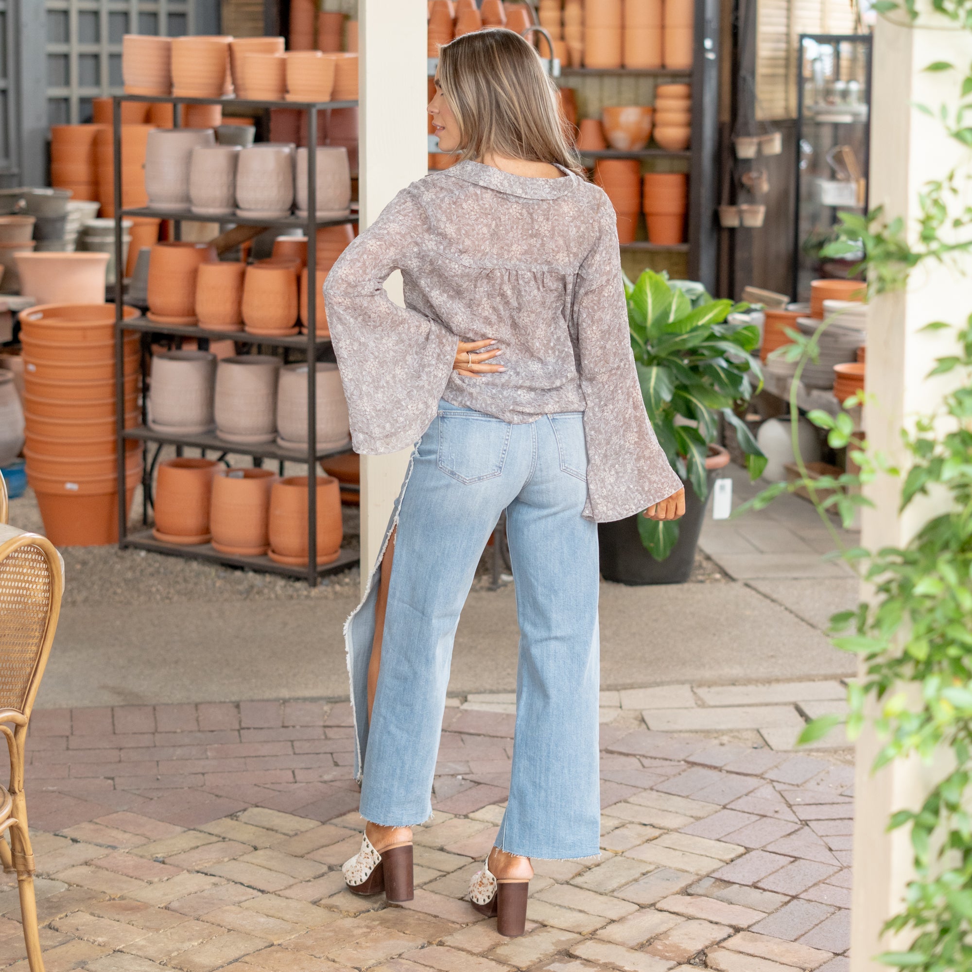 Haiden High Rise Ankle Wide Leg