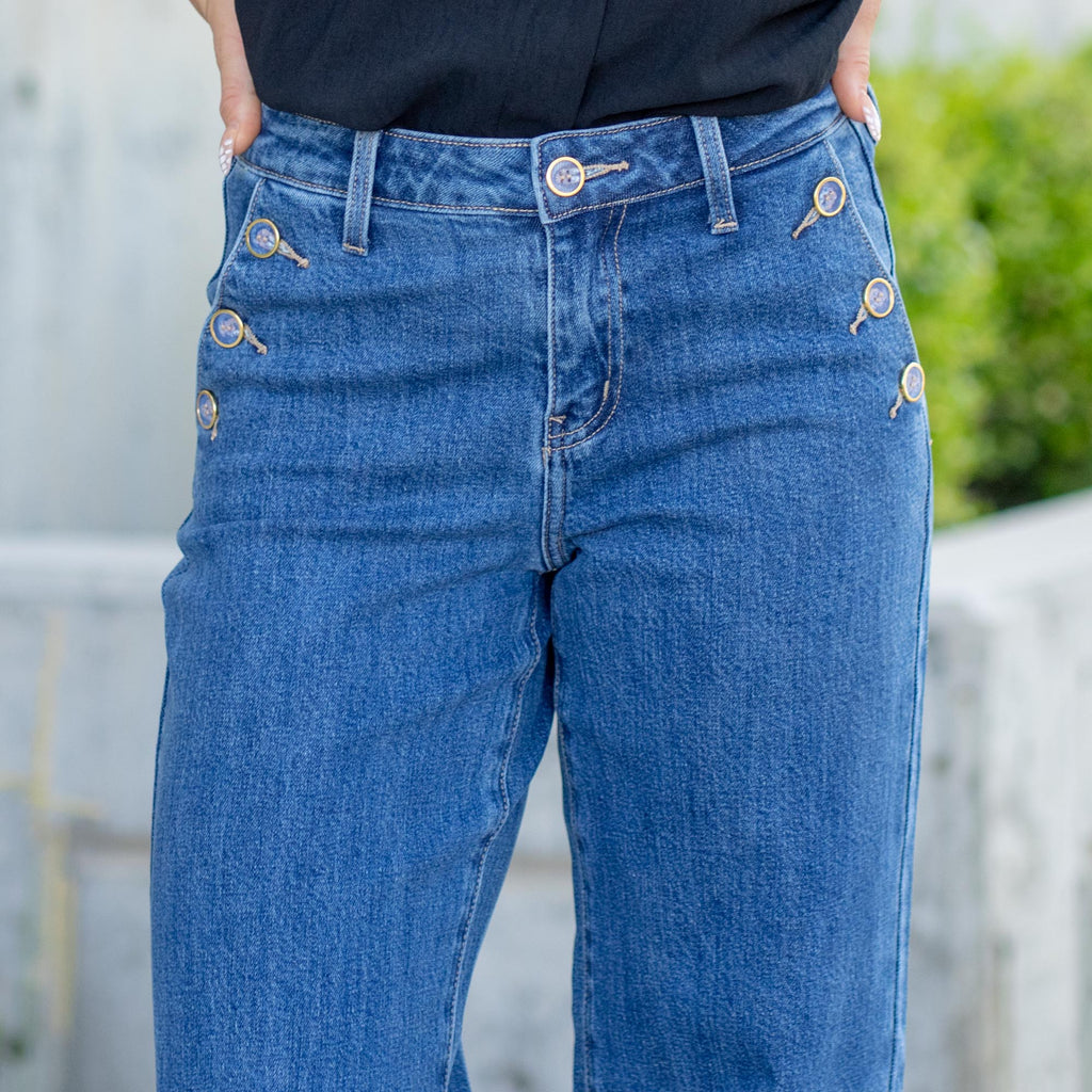 Sol High Rise Wide Leg Trouser Fit