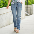 Rachelle Mid Rise Slim Straight