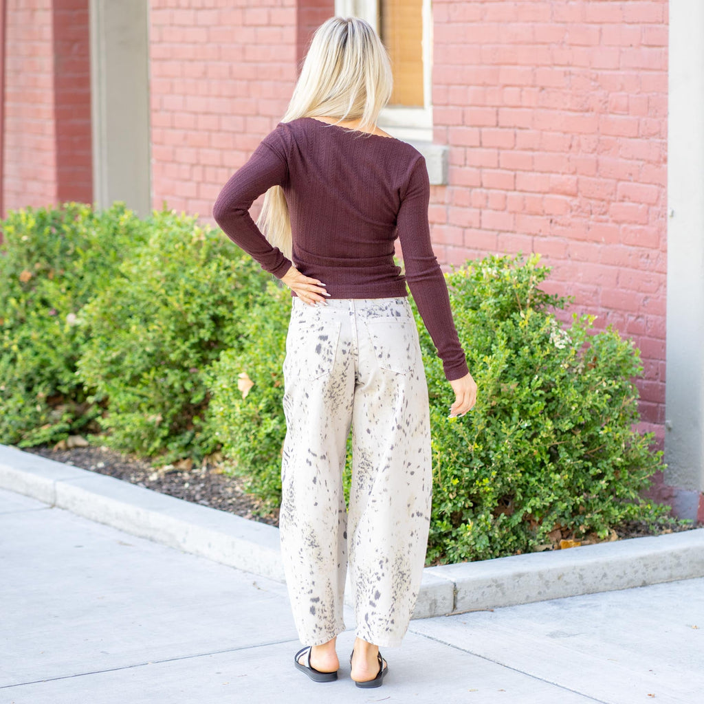 KanCan Xena High Rise Horseshoe Jeans Tan