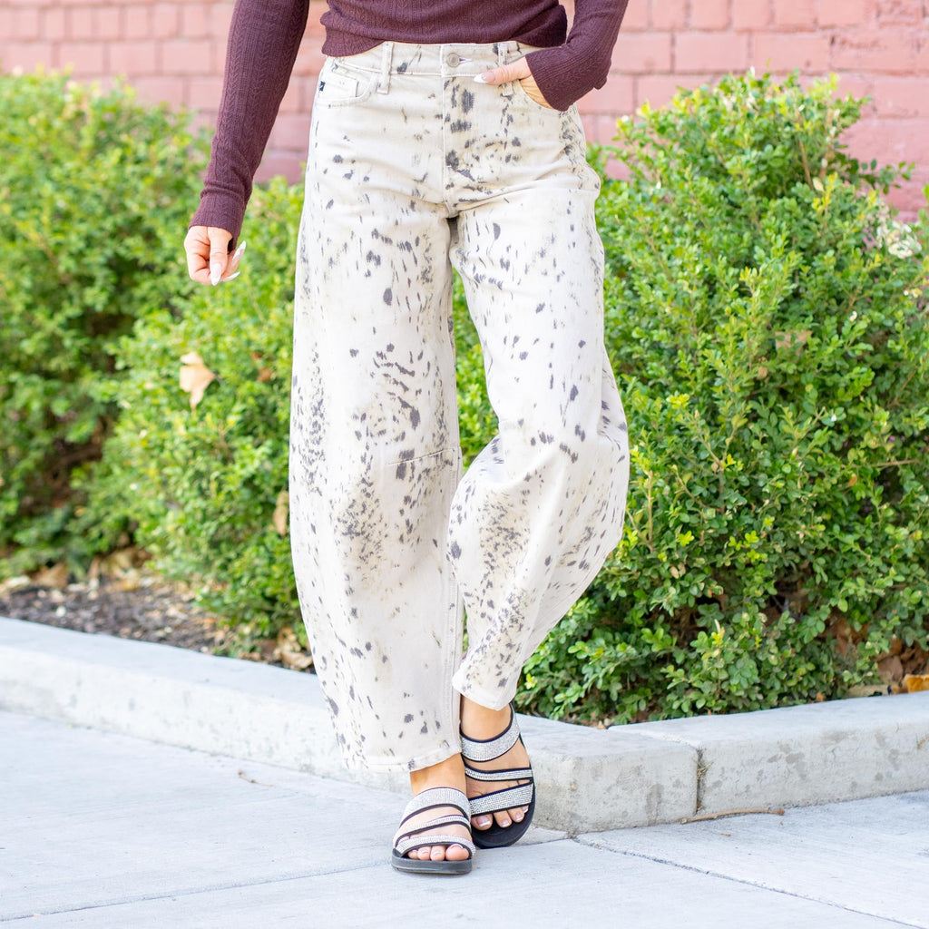 KanCan Xena High Rise Horseshoe Jeans Tan