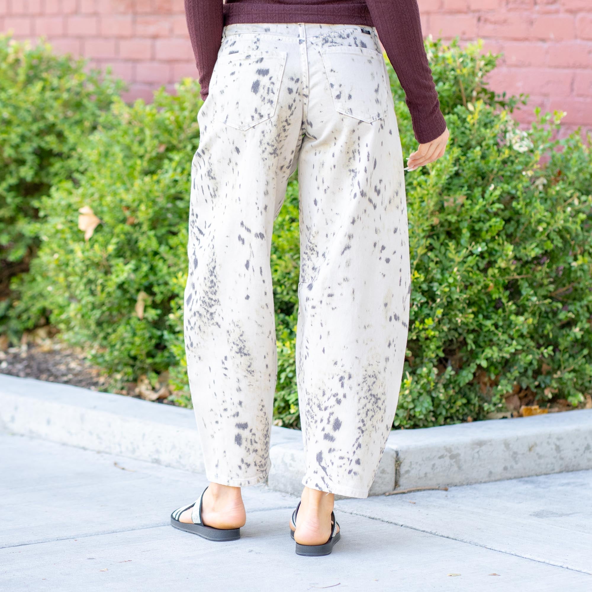 KanCan Xena High Rise Horseshoe Jeans Tan